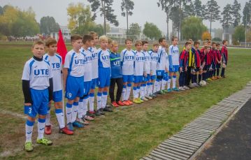 Corporation Ukrtransbud supported the children's team by giving high-quality football uniforms